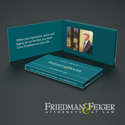 Friedman & Feiger Video Business Card