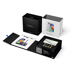 Samsung Video Packaging, Samsung Video Boxes with Sleeves